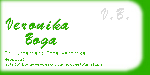 veronika boga business card